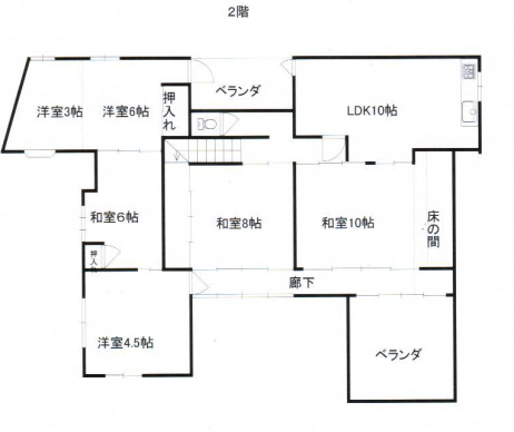 山王町2階図面